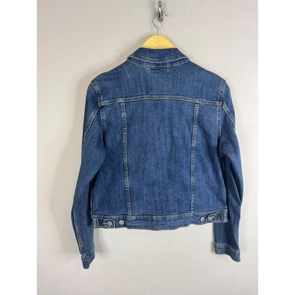 Levis Original Trucker Jacket Womens‎ XL Blue Denim Button Front 29945-0014 NWT